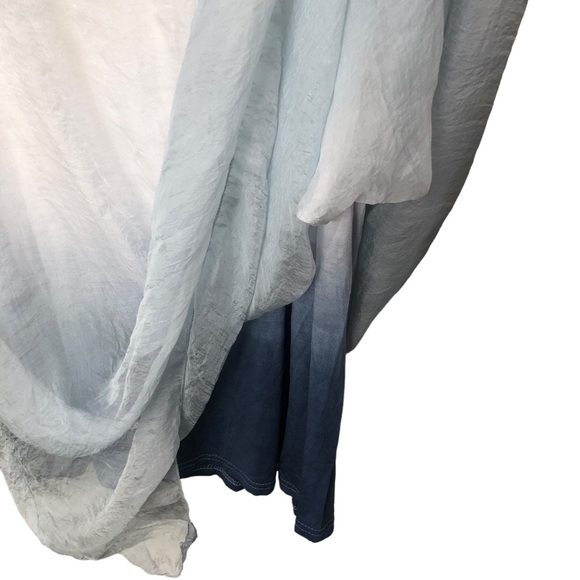 Nostalgia Gray and White Ombré Tank Blouse size XL - Picture 6 of 9